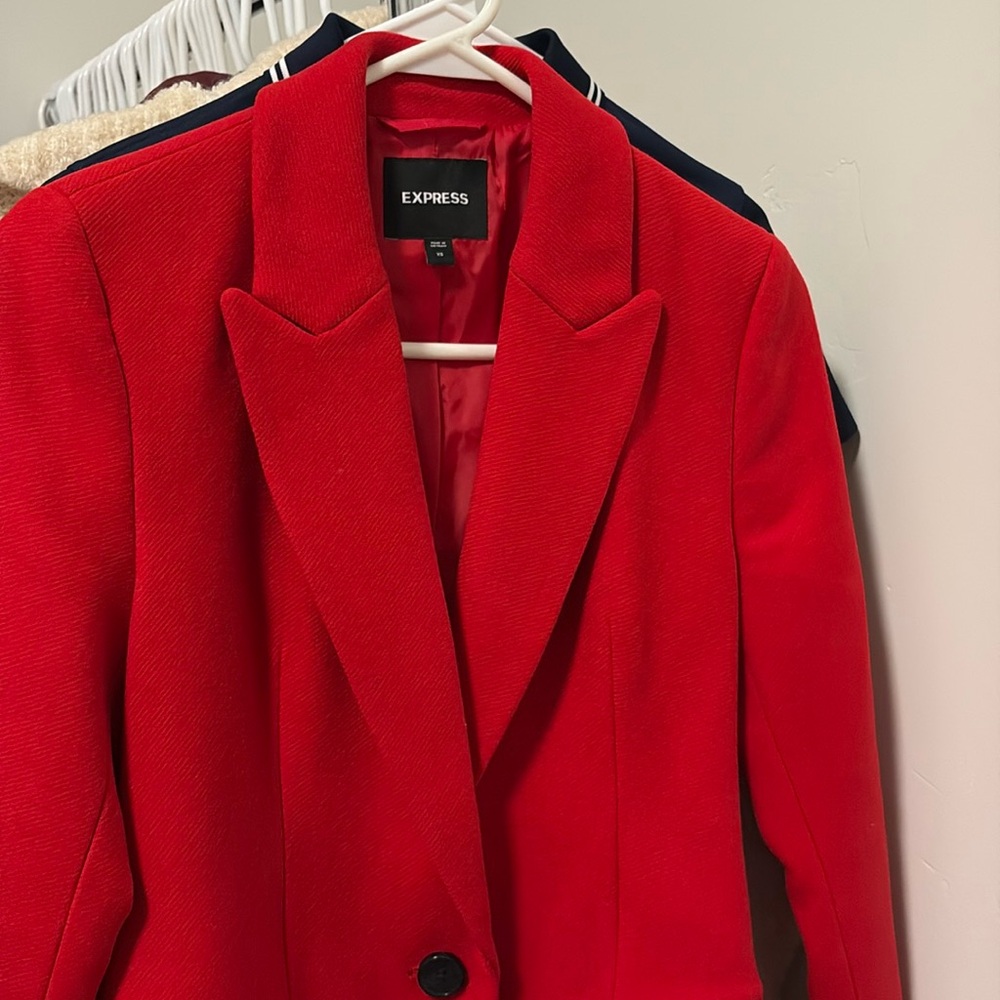 Long One Button Coat